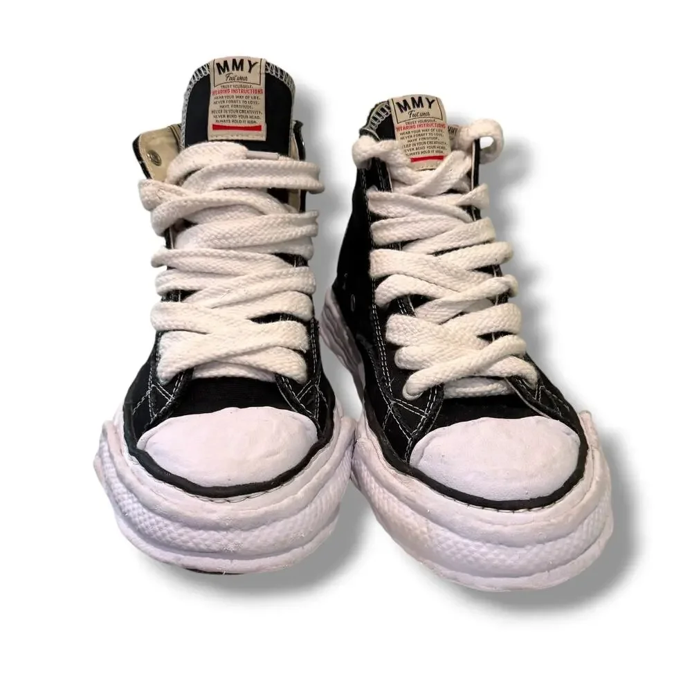 Maison Mihara Yasuhiro MMY Peterson 23 Canvas HighTop Sneakers ‘Black’ | 41(8US)